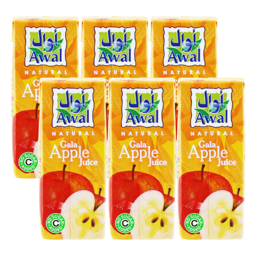 عصير تفاح جالا الطبيعي 6 × 200 مل